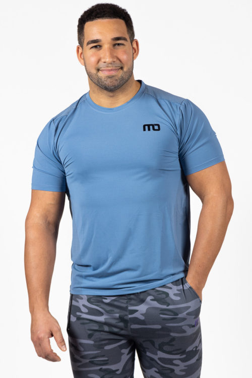 Armor Tech Mens Gym Tshirt Blue