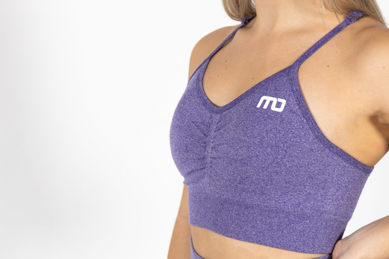 Evolve Seamless Sports Bra Purple 4