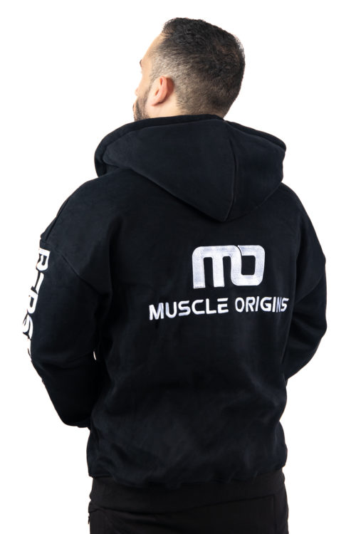 Persevere Bodybuilding Fitness Gym Hoodie Black 2